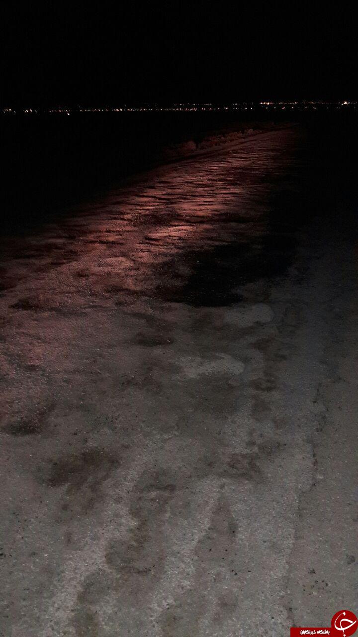 وضعیت نامناسب جاده روستای شهید رجایی + تصاویر