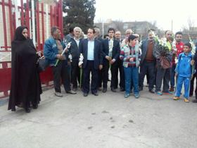 تجلیل از آتش نشانان یزدی