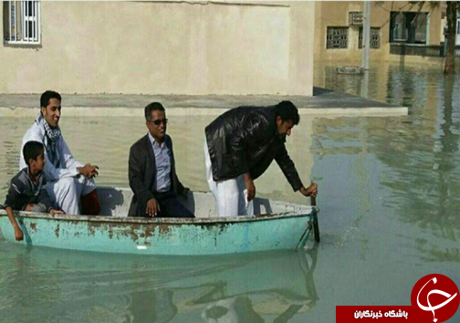 گزارش تصویری از بارندگی در شرق هرمزگان