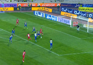 گل اول پرسپولیس به گسترش فولاد + فیلم
