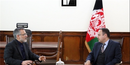 اکلیل حکیمی و سفیر ایران در کابل پیرامون مسائل اقتصادی گفت&zwnj;وگو کردند
