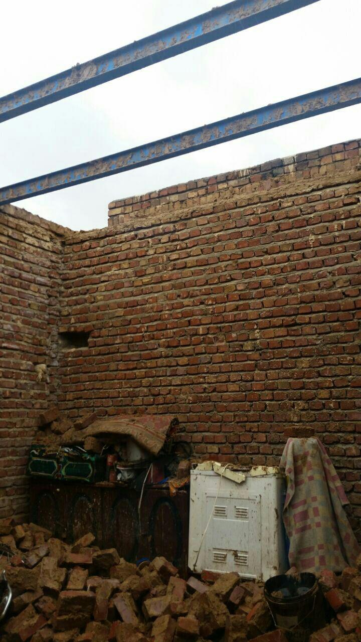 سقف 100 منزل در شهرستان خاش ريزش كرد+عکس