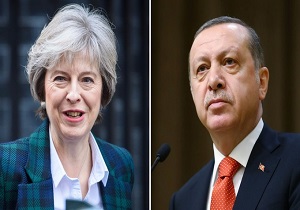 دیدار نخست‌وزیر انگلیس با اردوغان