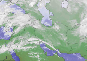 پیش بینی آسمان نیمه ابری، وزش باد و بارش پراکنده