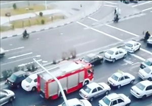 تهران پس از حادثه پلاسکو + فیلم