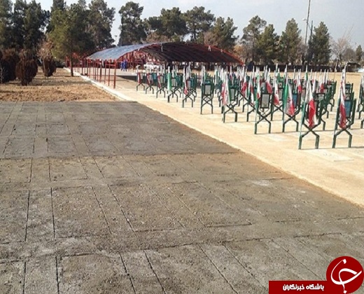 محل دفن شهدای آتش&zwnj;نشان حادثه &laquo;پلاسکو&raquo;