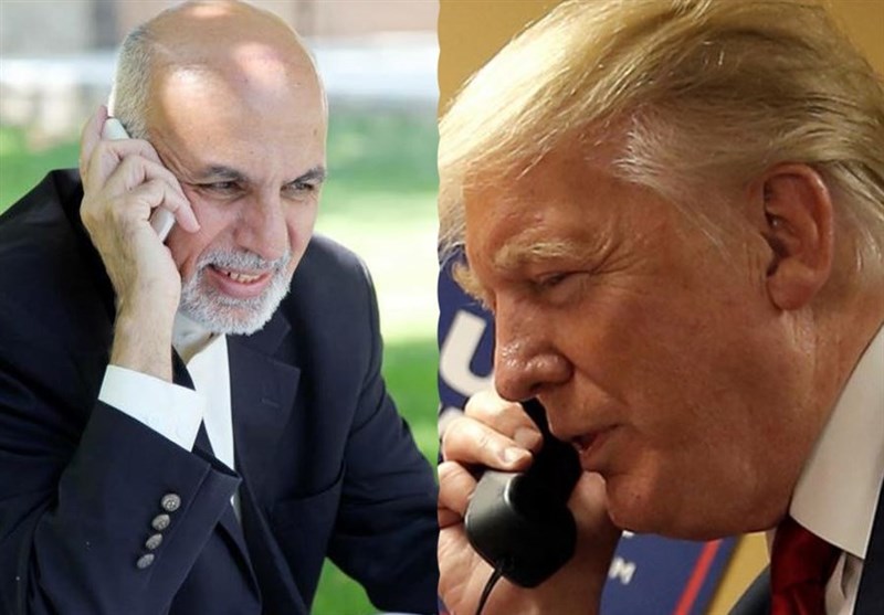 بررسی گزینه افزایش نظامیان آمریکایی در گفت&zwnj;وگوی تلفنی &laquo;ترامپ&raquo; و &laquo;اشرف غنی&raquo;
