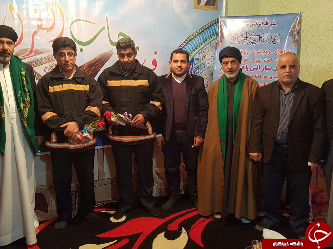 تقدیر و تشکر از آتش نشانان شهرستان شادگان + تصاویر