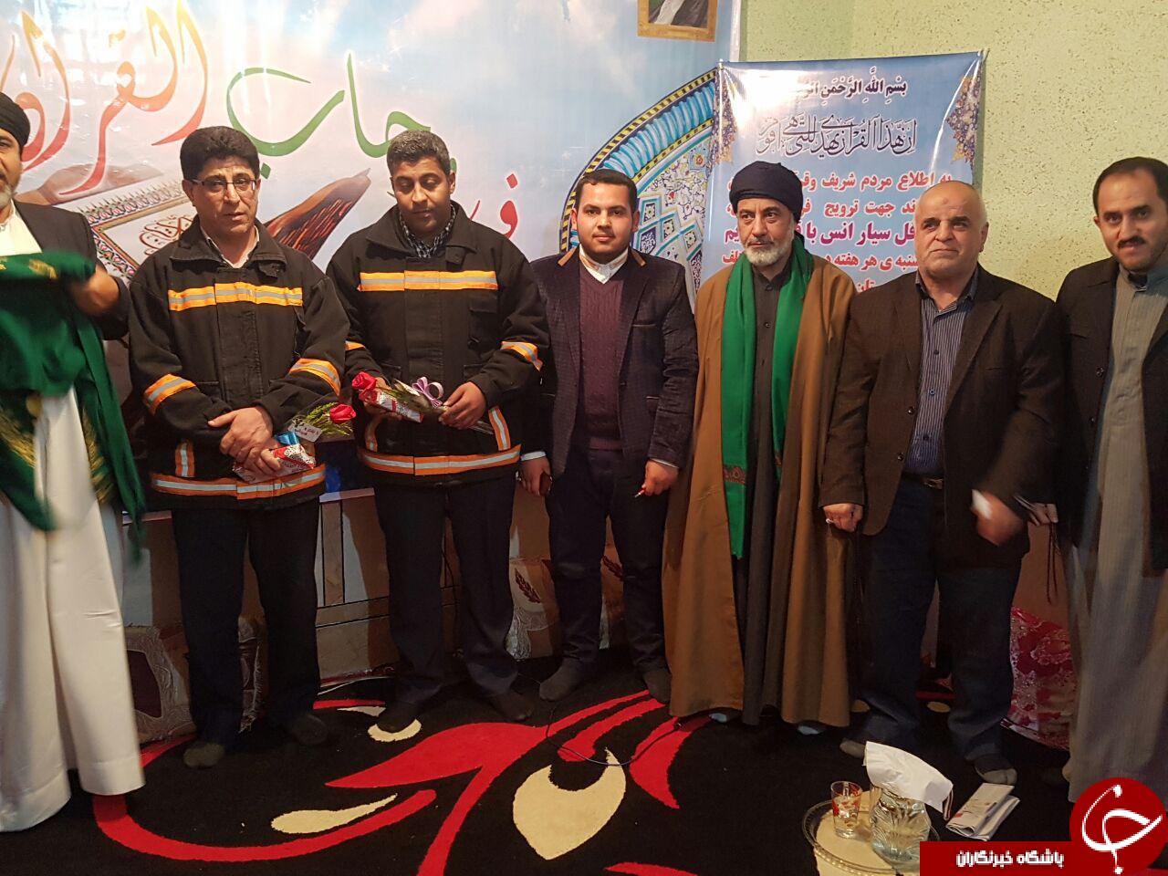 تقدیر و تشکر از آتش نشانان شهرستان شادگان + تصاویر