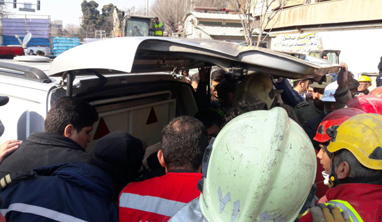 هفتمین روز حادثه پلاسکو/ احراز هویت 6 جانباخته حادثه پلاسکو/ پیکر 2 آتش&zwnj;نشان دیگر از زیر آوار بیرون کشیده شد