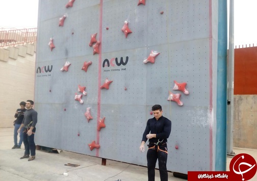 افتتاح دیوار سنگ نوردی استان