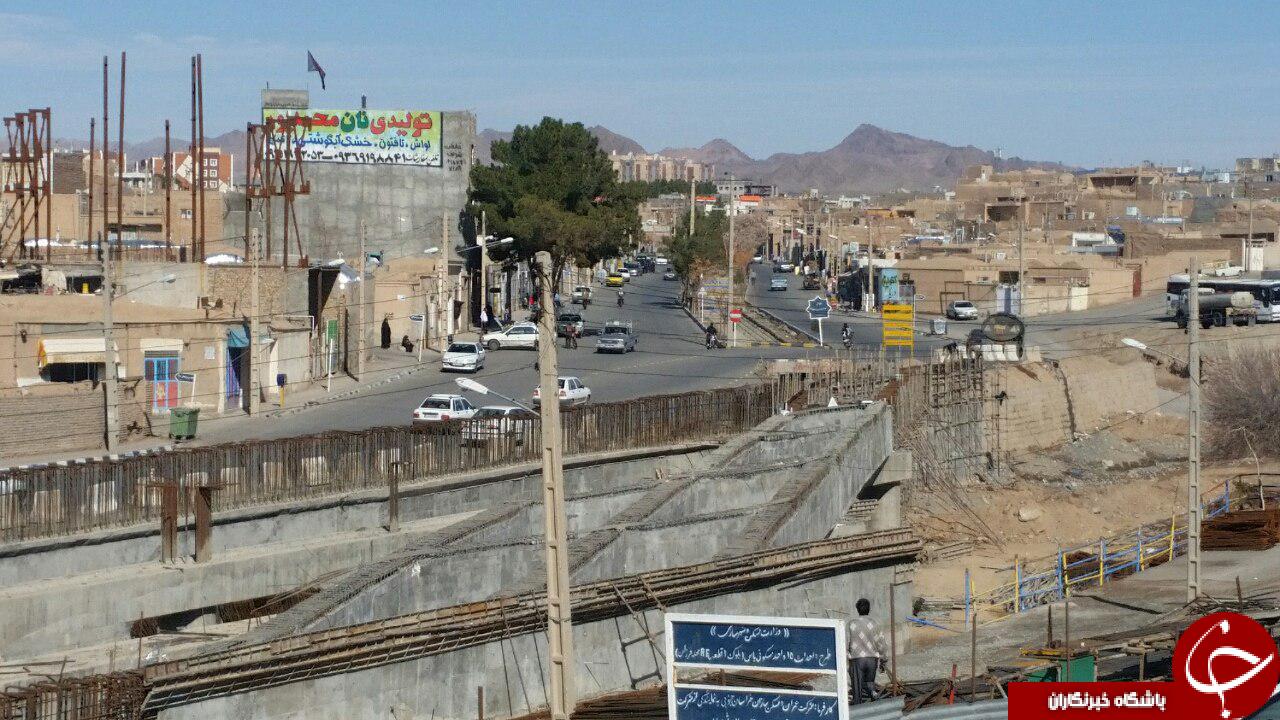 پل نیمه&zwnj;کاره در بیرجند + تصاویر