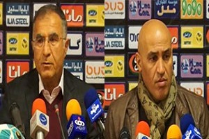 نشست خبری مربیان پیش از بازی استقلال - پیکان + فیلم