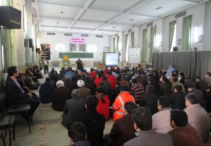 تکریم مقام فداکاران آتش نشان