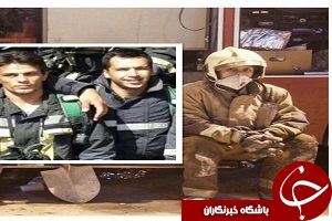 کشتی گیر آتش نشان در خدمت مردم