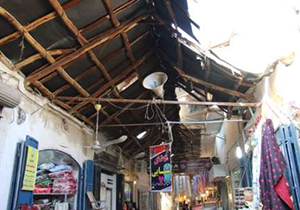 مرمت سقف بازار سرپوشيده جهرم
