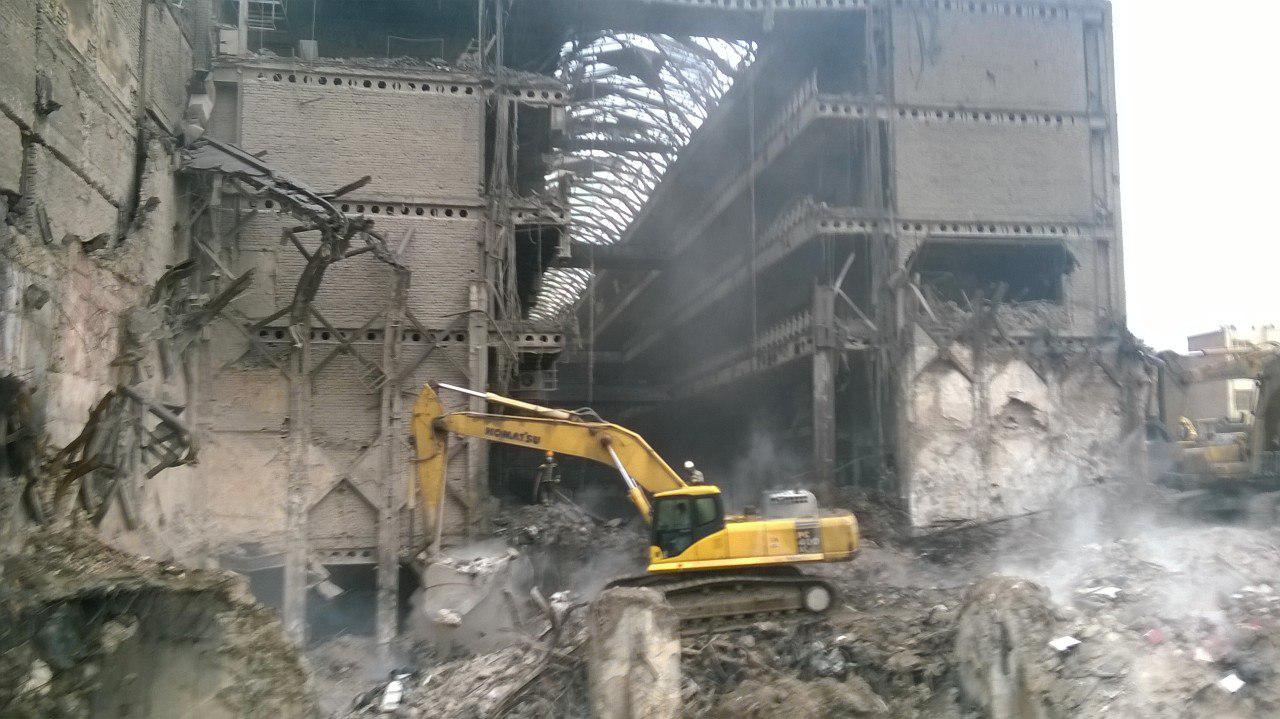 نهمین روز حادثه پلاسکو/تلاش برای یافتن اجساد احتمالی شهروندان ادامه دارد/احراز هویت 4جانباخته دیگرحادثه پلاسکو