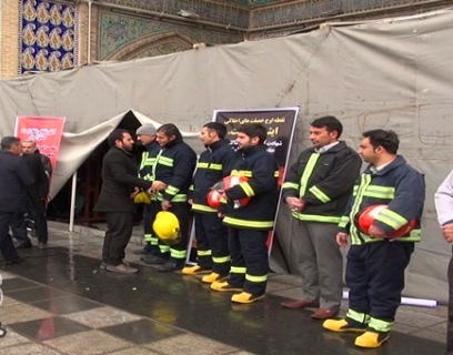 مردم زنجان در سوگ آتش نشانان قهرمان پلاسکو+ تصاویر