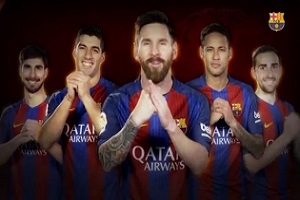 تبریک سال نو چینی به سبک بازیکنان بارسلونا + فیلم