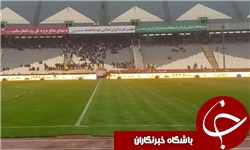 حضور جپاروف در ورزشگاه آزادی/ شعار آبی ها علیه افتخاری و پرسپولیس+ تصاویر