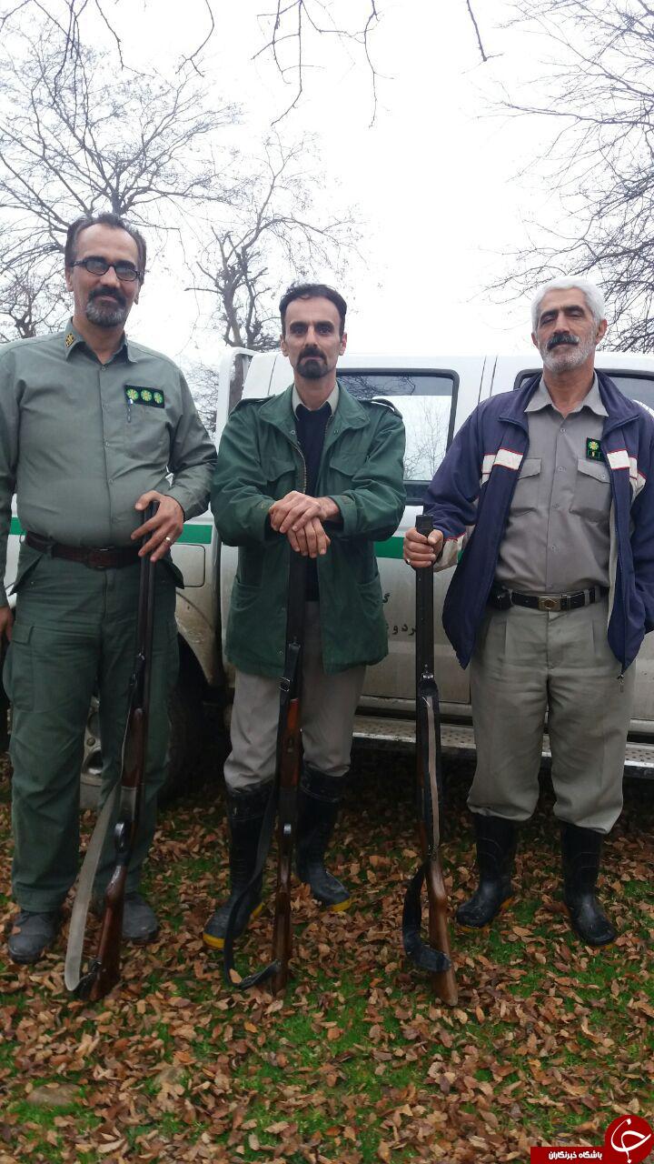 شکارچیان غیرمجاز در دام قانون +تصاویر