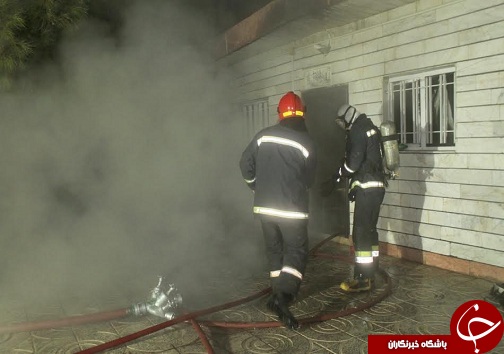 آتش سوزی یک باب منزل مسکونی