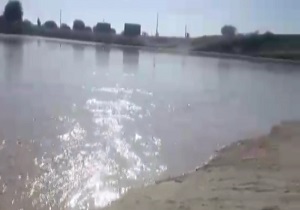 لحظه جاری شدن آب در مخازن هوتک + فیلم