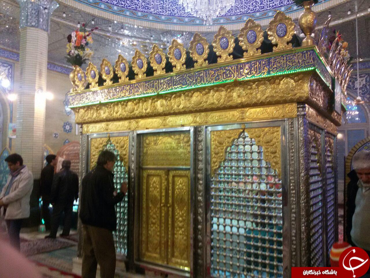 نمایی از امامزاده ابراهیم (ع) در روز بارانی + تصاویر