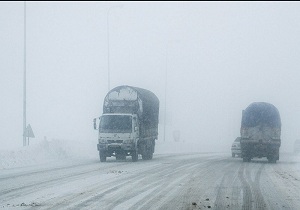 کولاک در گردنه های استان