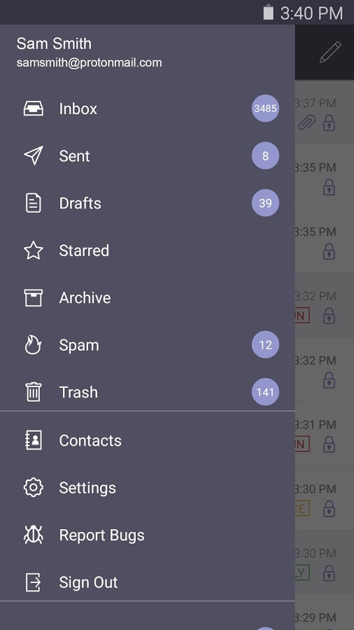 ProtonMail Encrypted Email