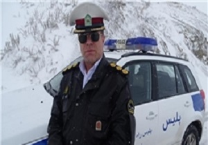 استفاده از زنجیر چرخ در محورهای شهرستان نیر