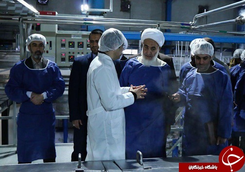 بازدید امام جمعه قزوین از کارخانه تولید ژلاتین حلال