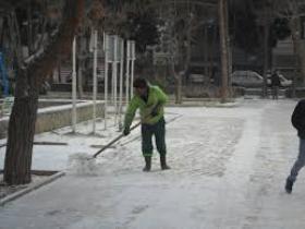 مرگ یک نفرهنگام برف روبی