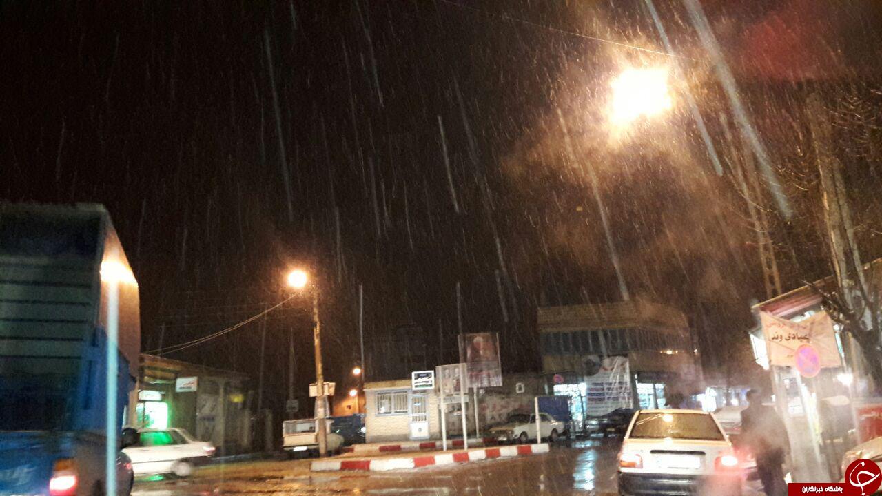 بارش برف در چهار برج ادامه دارد + تصاویر