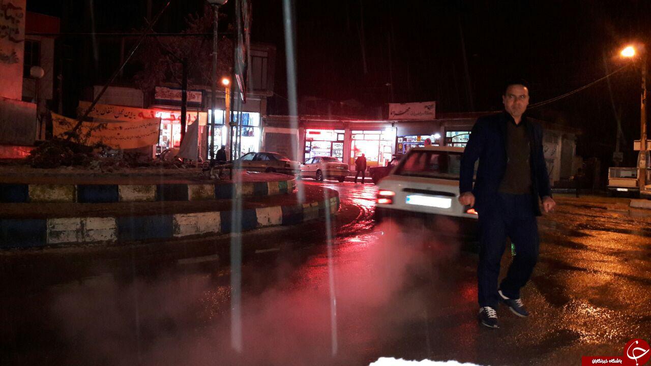 بارش برف در چهار برج ادامه دارد + تصاویر