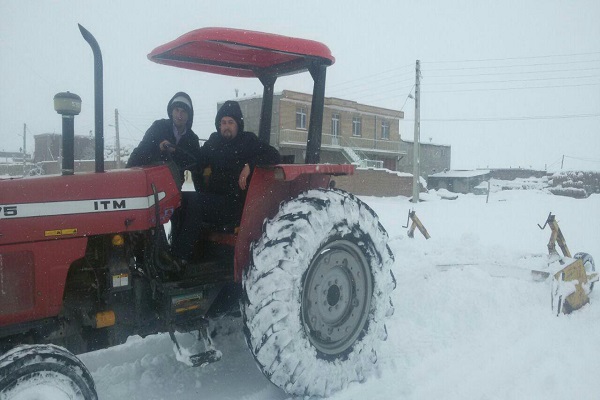 ارتفاع برف در نیر به 82 سانتی&zwnj;متر رسید