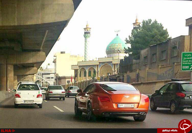 اولین خودروی بنتلی در ایران پلاک شد+عکس