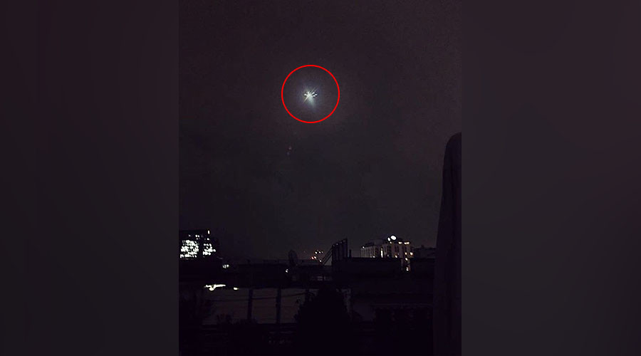 مشاهده شی ناشناس پرنده در تهران + فیلم
