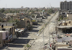 حفر خندق در اطراف الرمادی در غرب بغداد