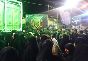 شهر نوش آباد از درهای حرم عسگریین عطر مهدوی گرفت