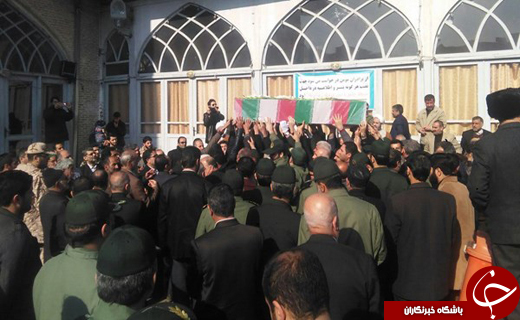 تشییع پیکر 8 شهید در مازندران+ تصاویر