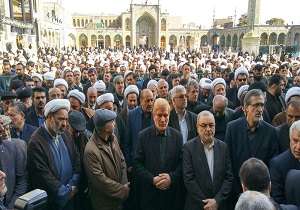 تشییع پیکرحجت الاسلام والمسلیمن قرهی در قم