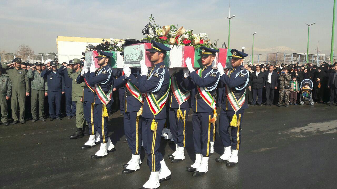 مراسم تشییع پیکر دو شهید گمنام برگزار شد