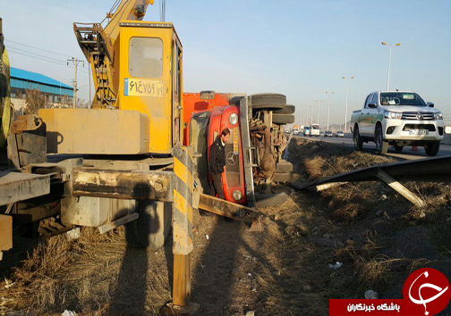 2 سانحه رانندگی با  دو مجروح+تصاویر