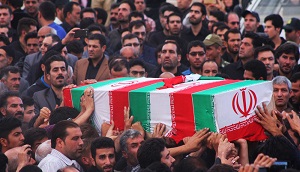 تشییع پیکر شهید مدافع حرم محمد مهدی قربانی