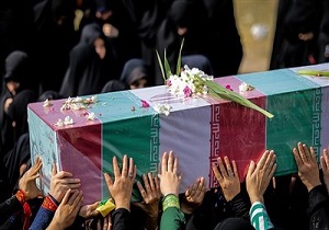 تشییع پیکر 2 شهید گمنام دفاع مقدس در استان اردبیل