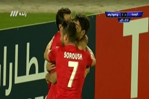 گل اول "پرسپولیس" به الوحده + فیلم