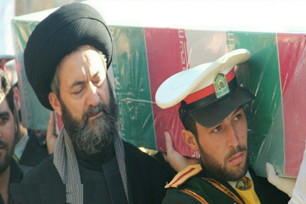 تشییع پیکر 2 شهید گمنام تازه تفحص شده در اردبیل
