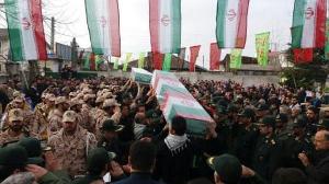 تشییع پیکر پاک 2 شهید گمنام در صومعه سرا