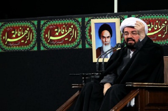 مراسم عزاداری شب شهادت حضرت فاطمه زهرا (سلام&zwnj;الله&zwnj;علیها) در حسینیه امام خمینی